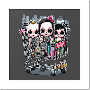 Grocery Cart Posters and Art